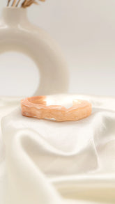 Blush Flow Resin Bangle